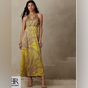 Banana Republic Halter Maxi Dress, size 4